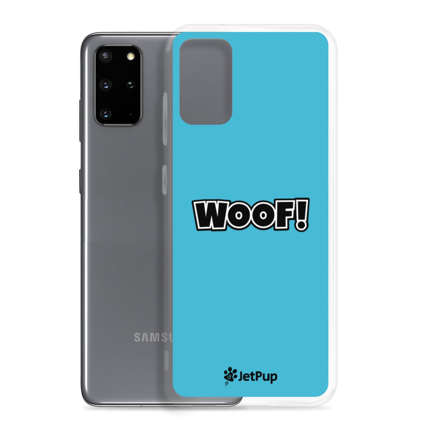 Woof Samsung Case - Sky Blue - JetPup