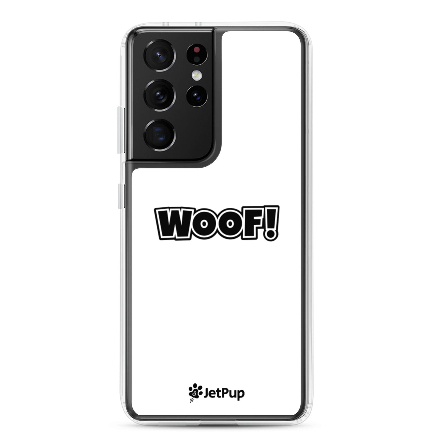 Woof Samsung Case - White - JetPup