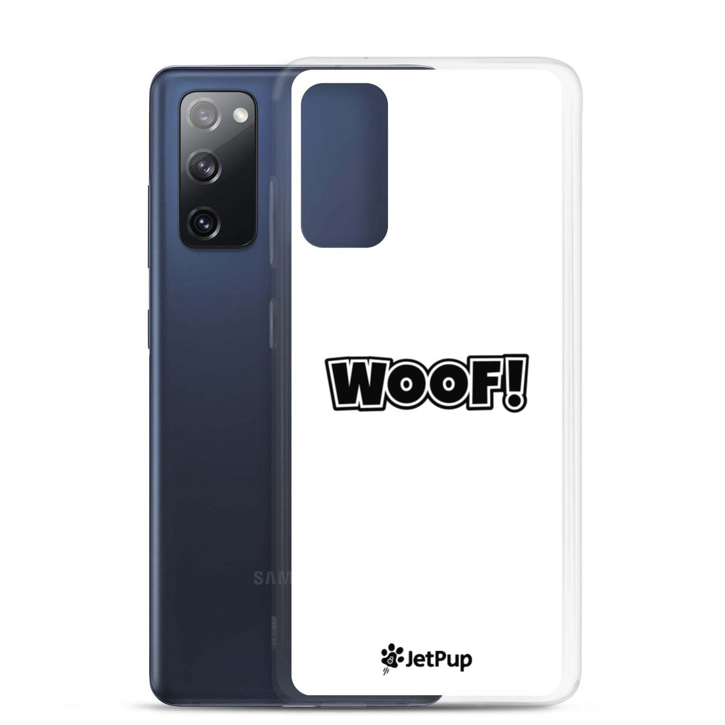 Woof Samsung Case - White - JetPup