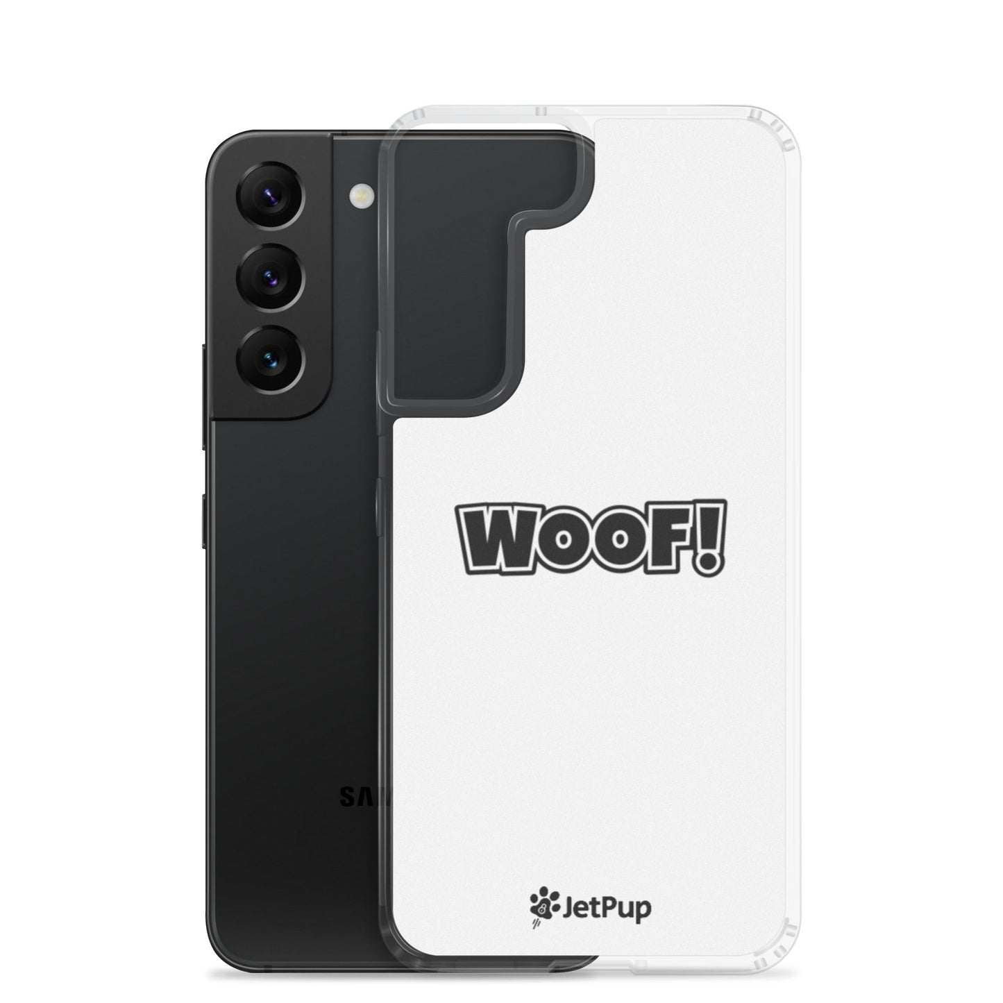 Woof Samsung Case - White - JetPup