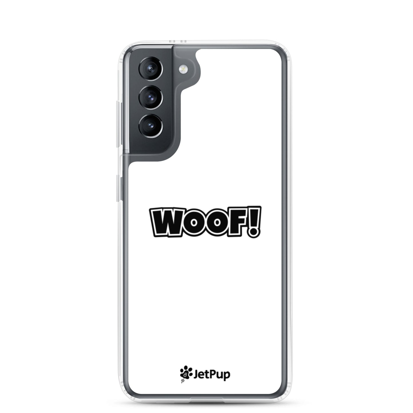Woof Samsung Case - White - JetPup