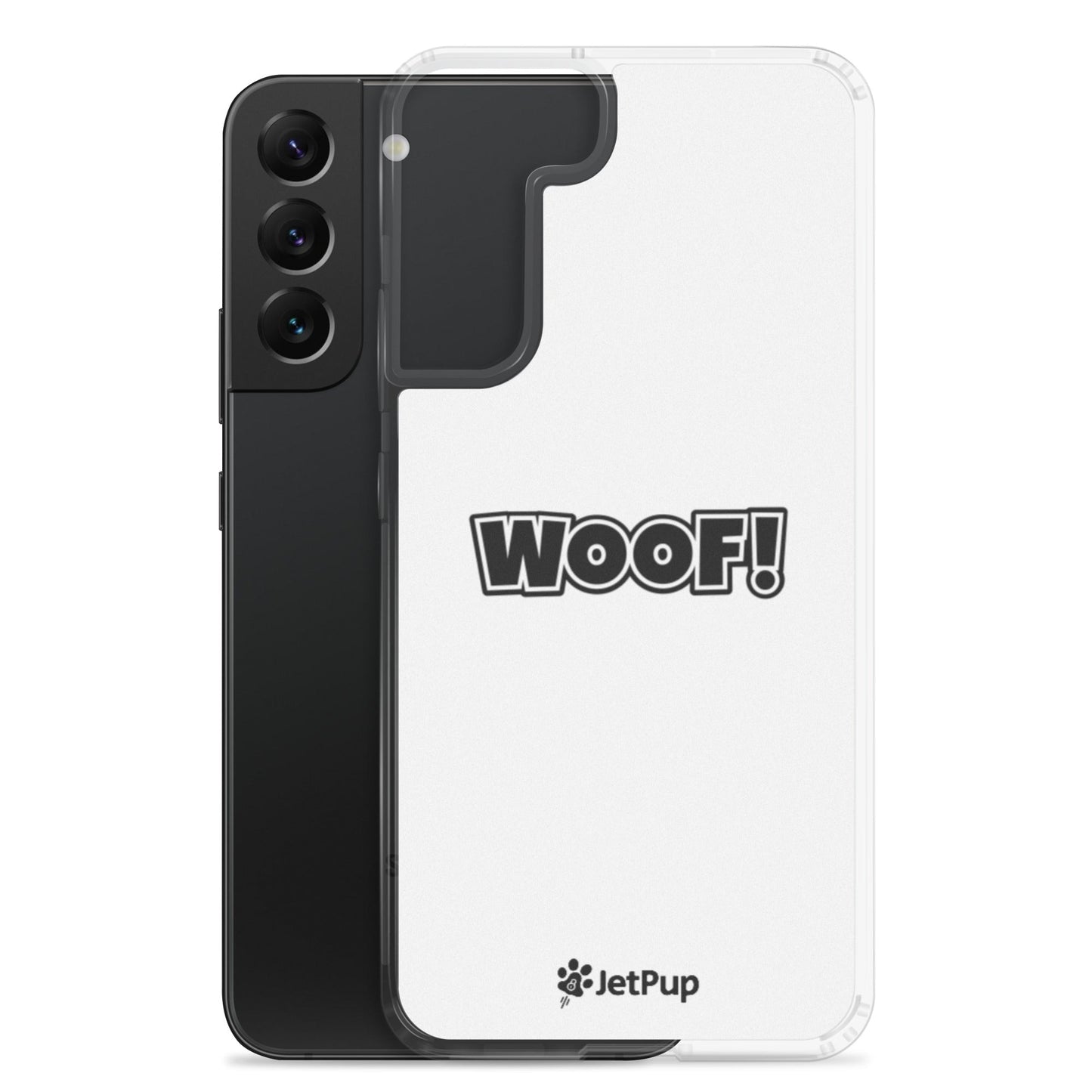 Woof Samsung Case - White - JetPup