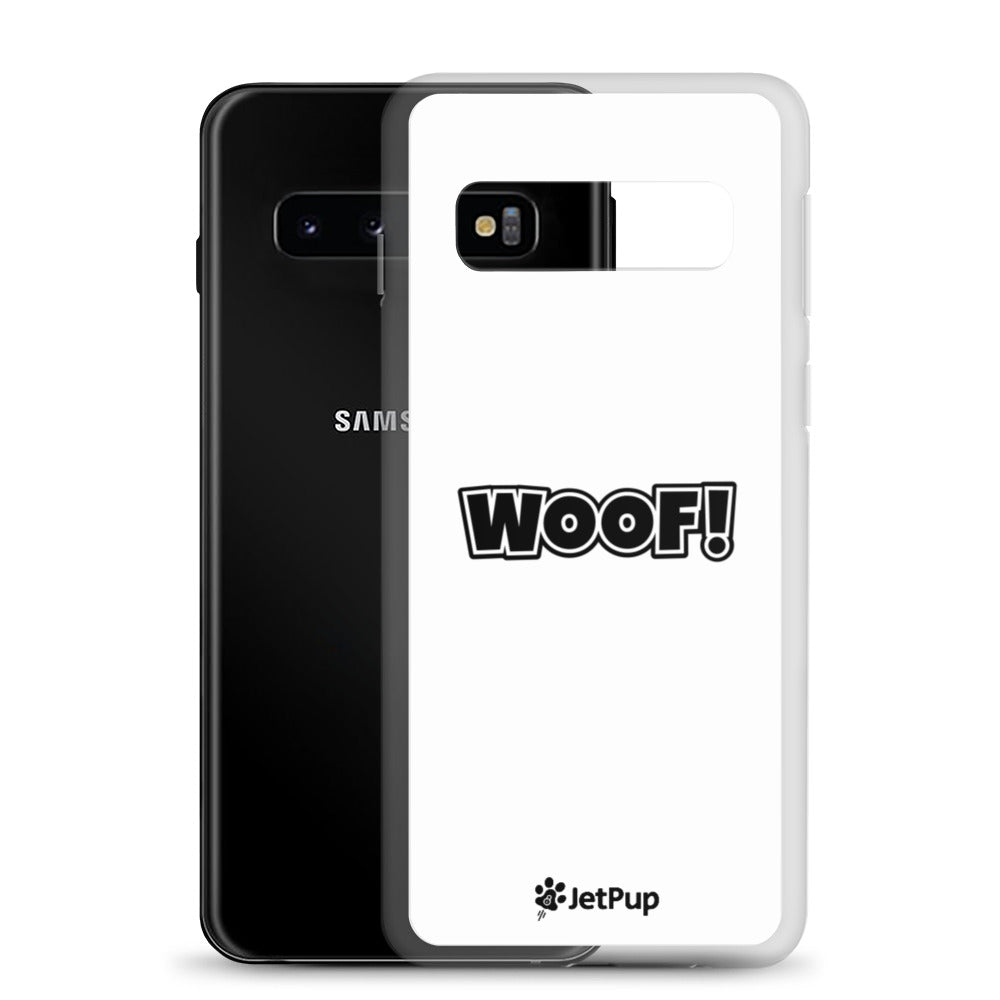 Woof Samsung Case - White - JetPup