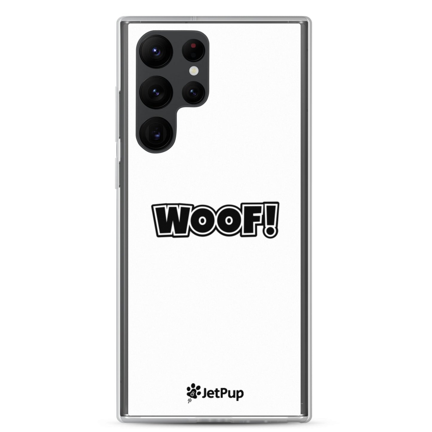Woof Samsung Case - White - JetPup