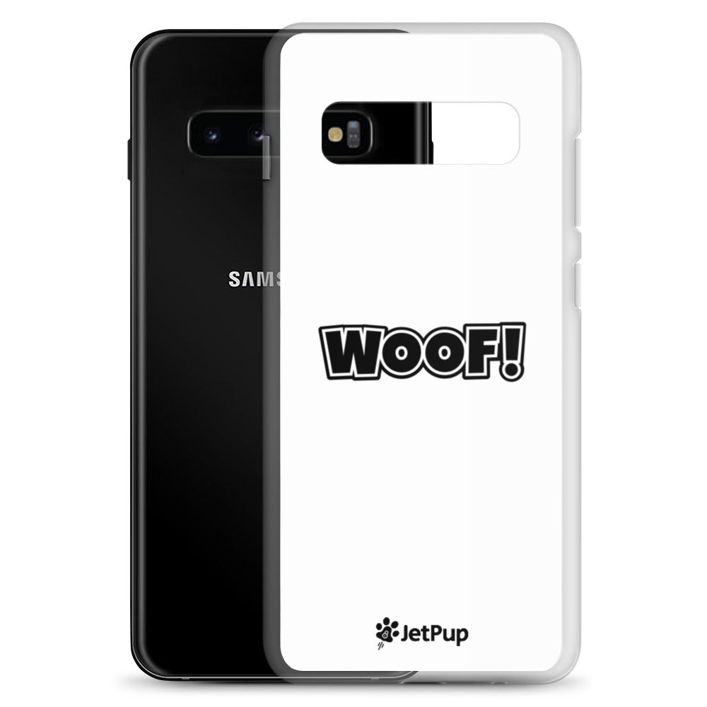 Woof Samsung Case - White - JetPup
