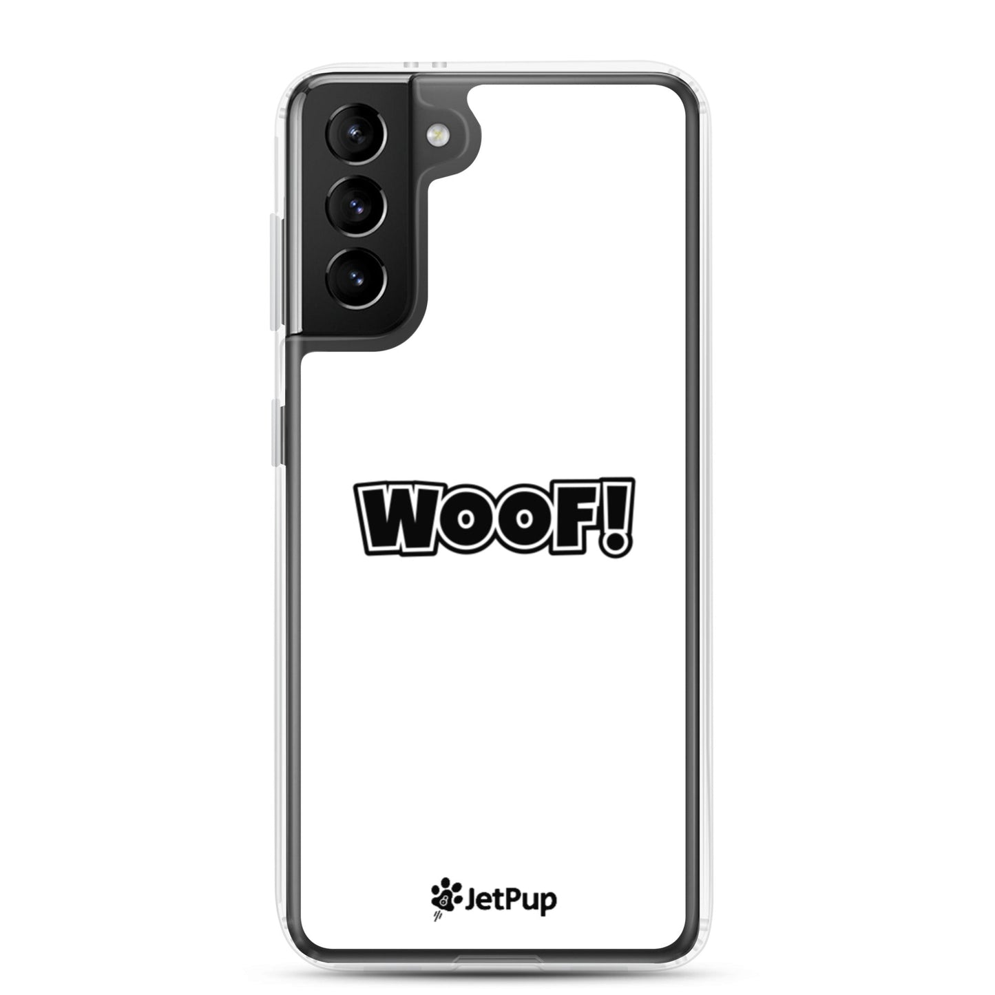Woof Samsung Case - White - JetPup