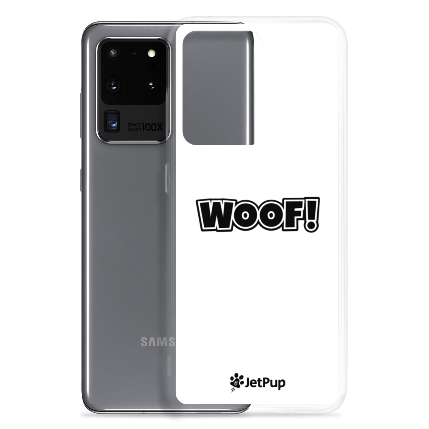 Woof Samsung Case - White - JetPup