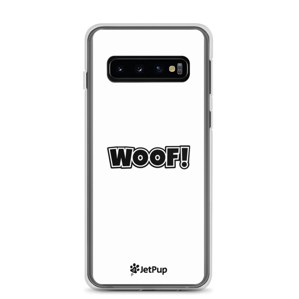 Woof Samsung Case - White - JetPup