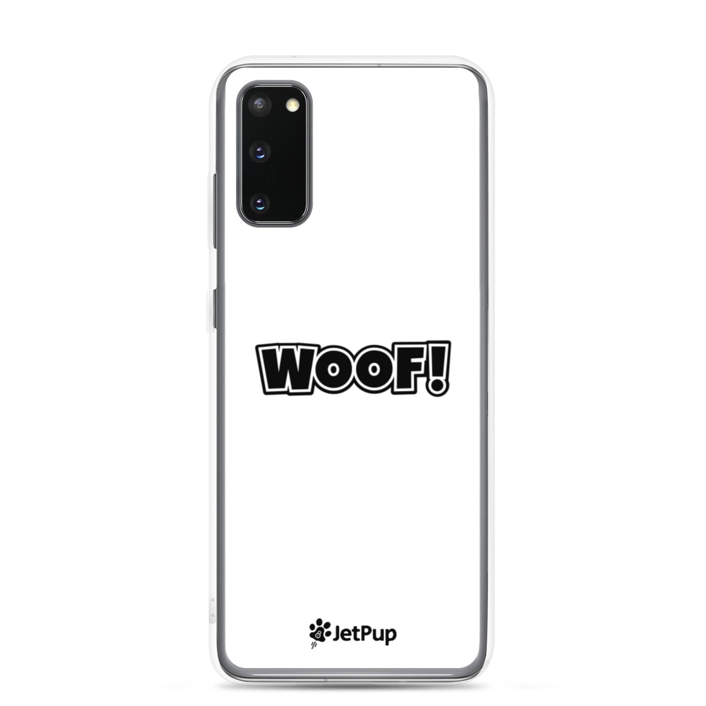 Woof Samsung Case - White - JetPup
