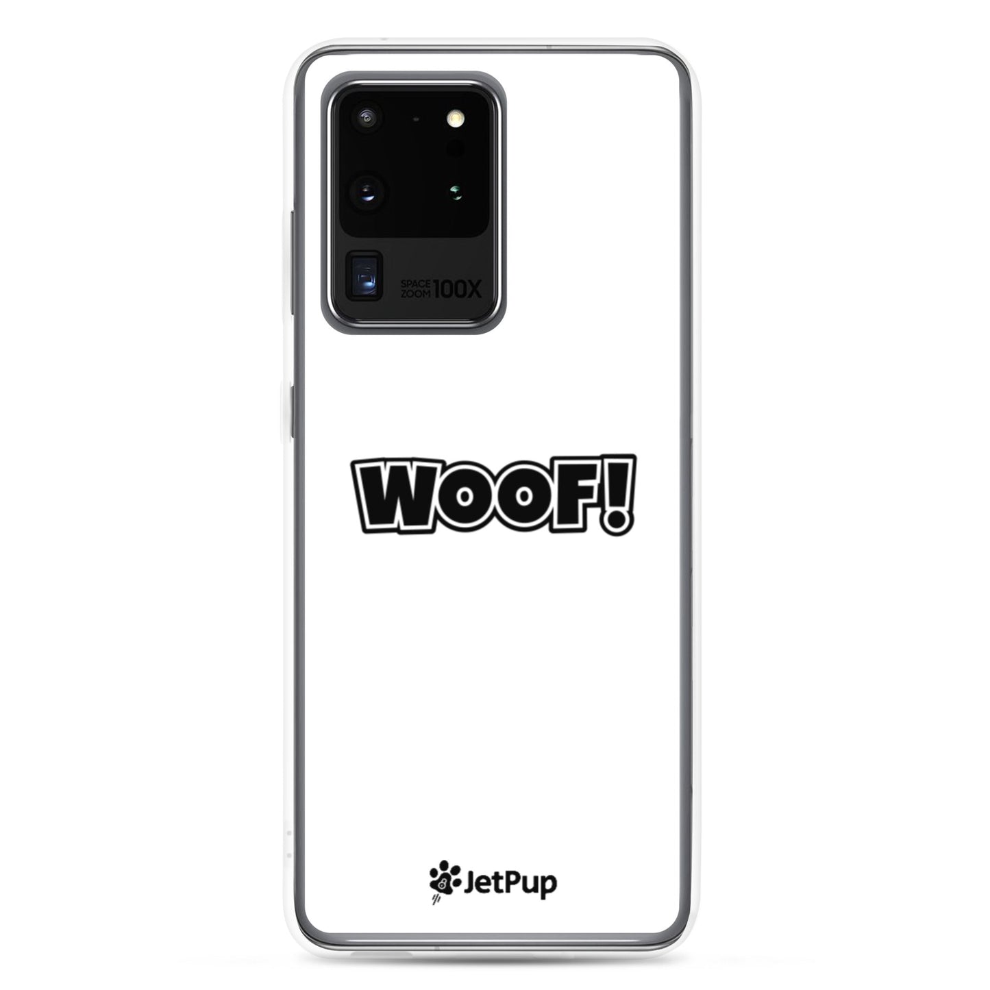 Woof Samsung Case - White - JetPup