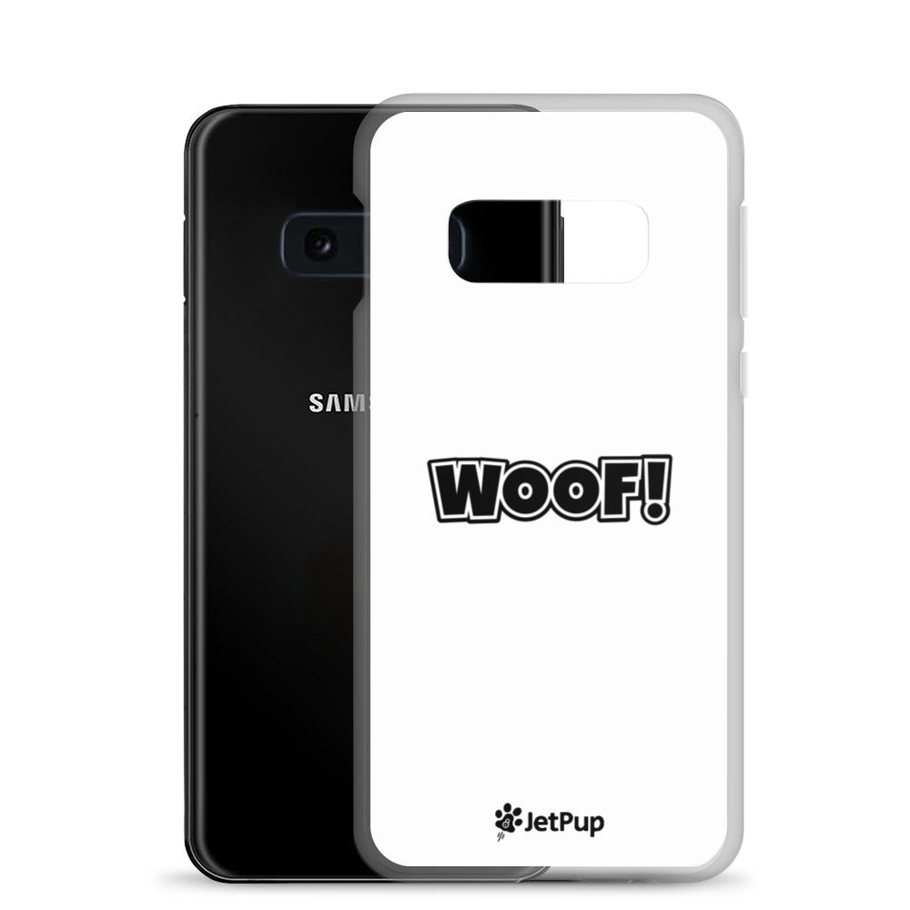 Woof Samsung Case - White - JetPup