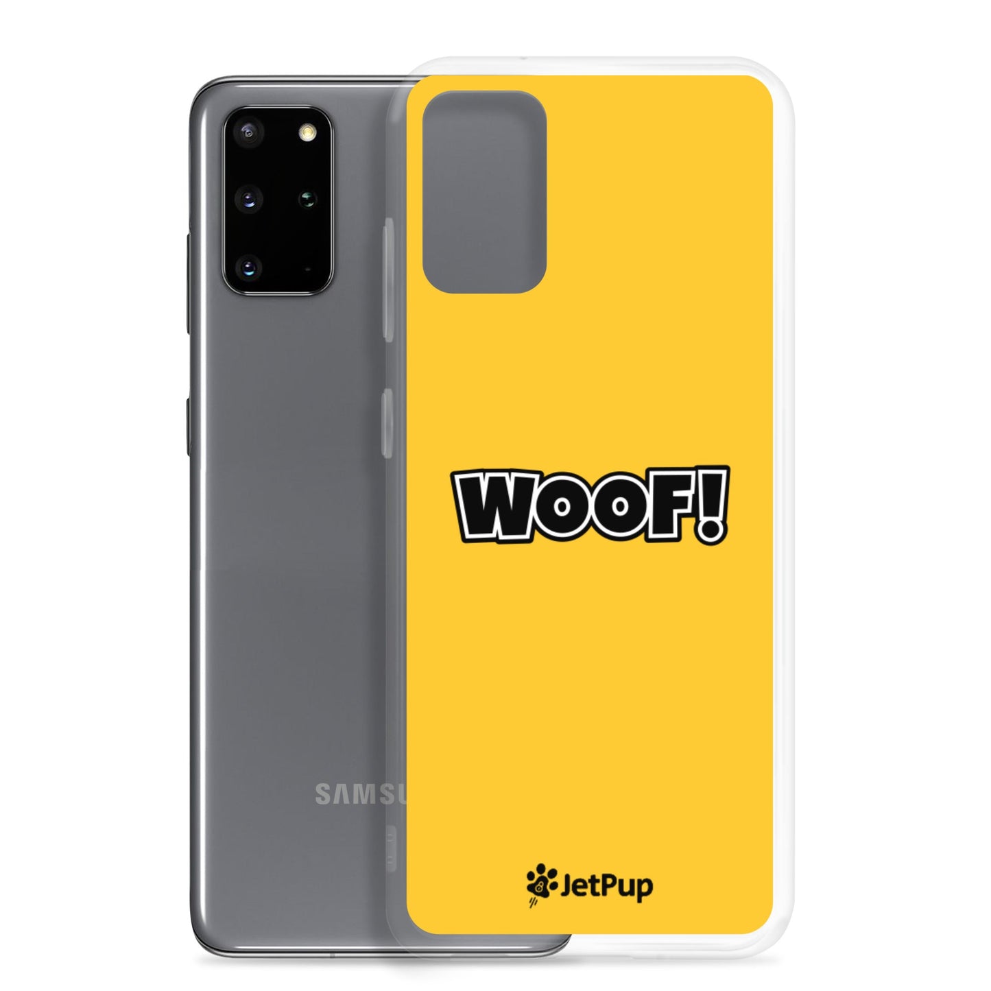 Woof Samsung Case - Yellow - JetPup