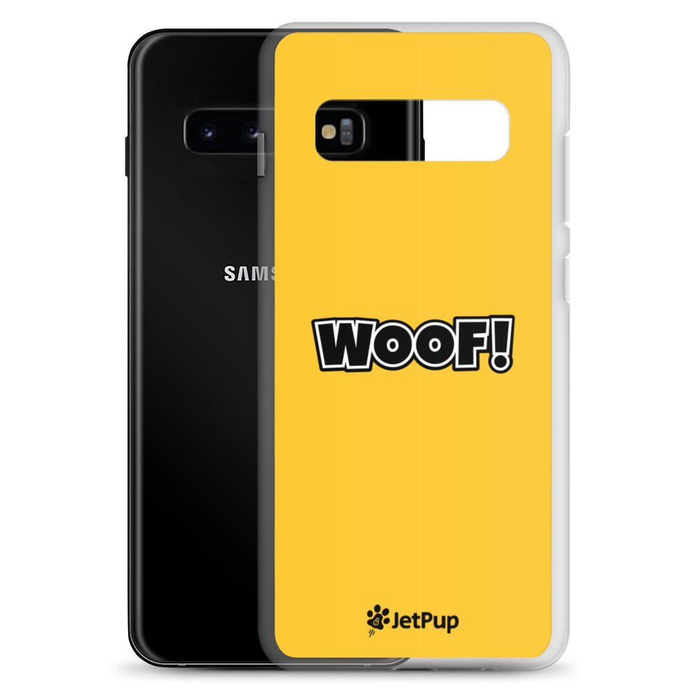 Woof Samsung Case - Yellow - JetPup