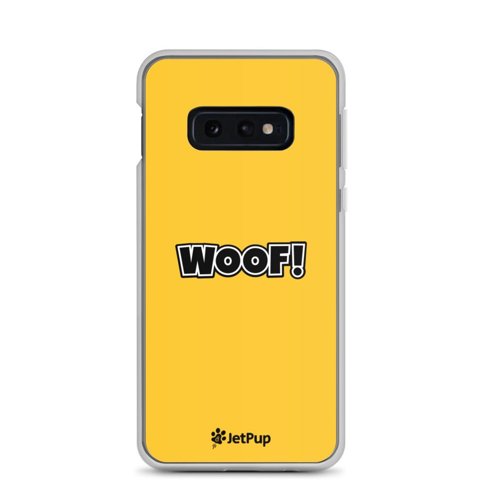 Woof Samsung Case - Yellow - JetPup