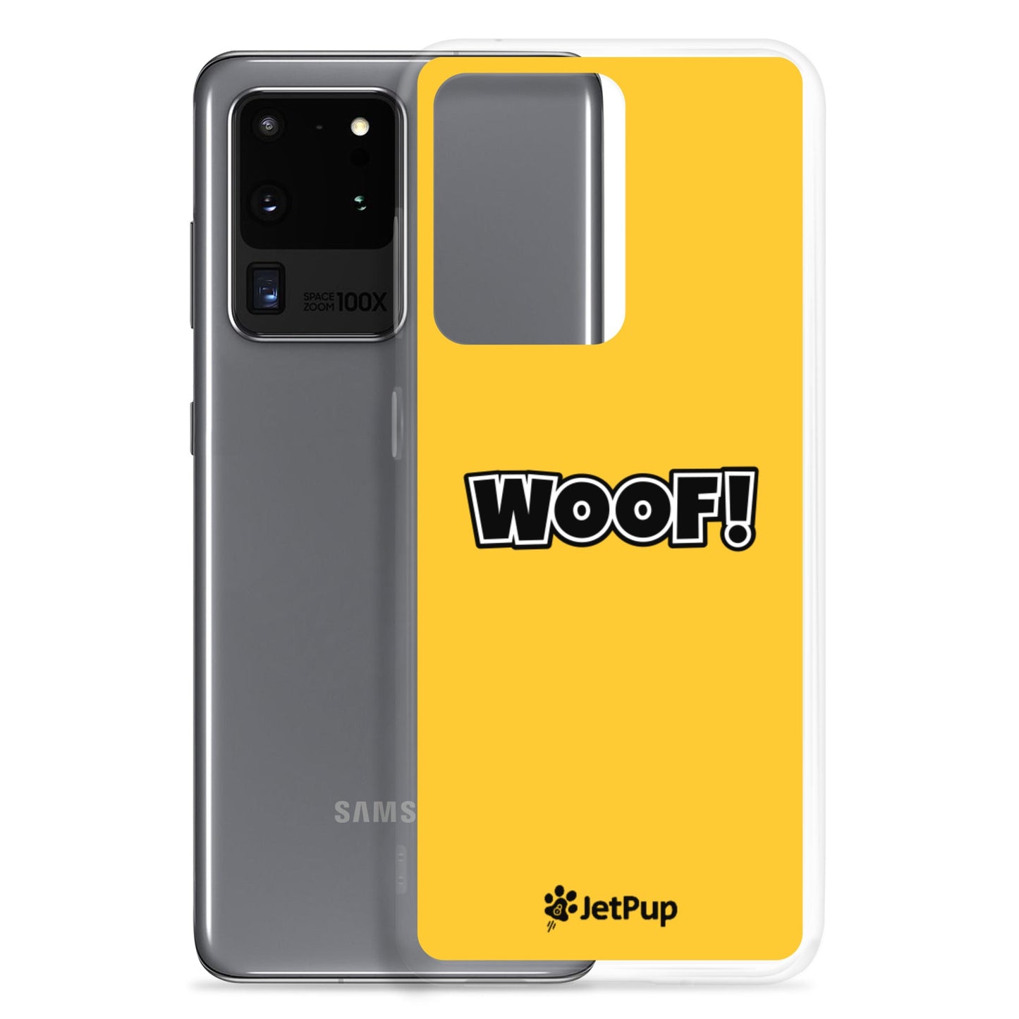 Woof Samsung Case - Yellow - JetPup