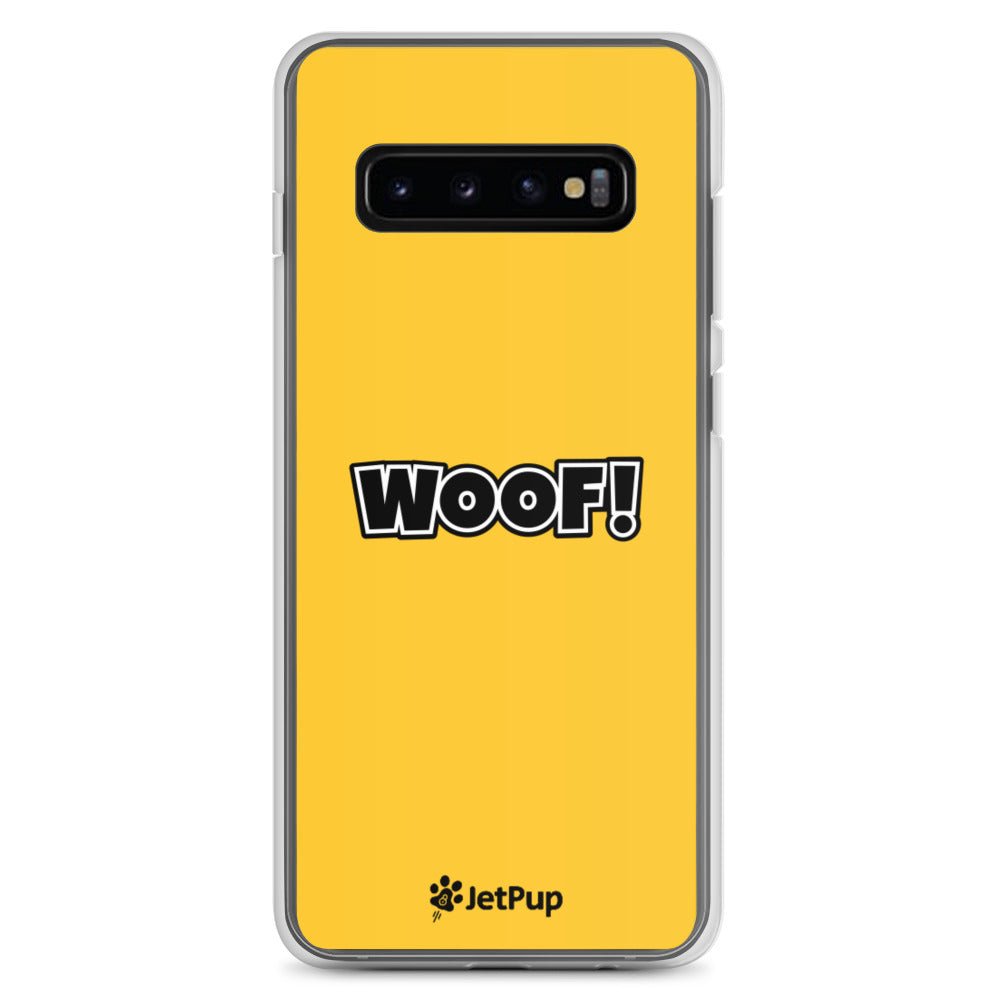 Woof Samsung Case - Yellow - JetPup