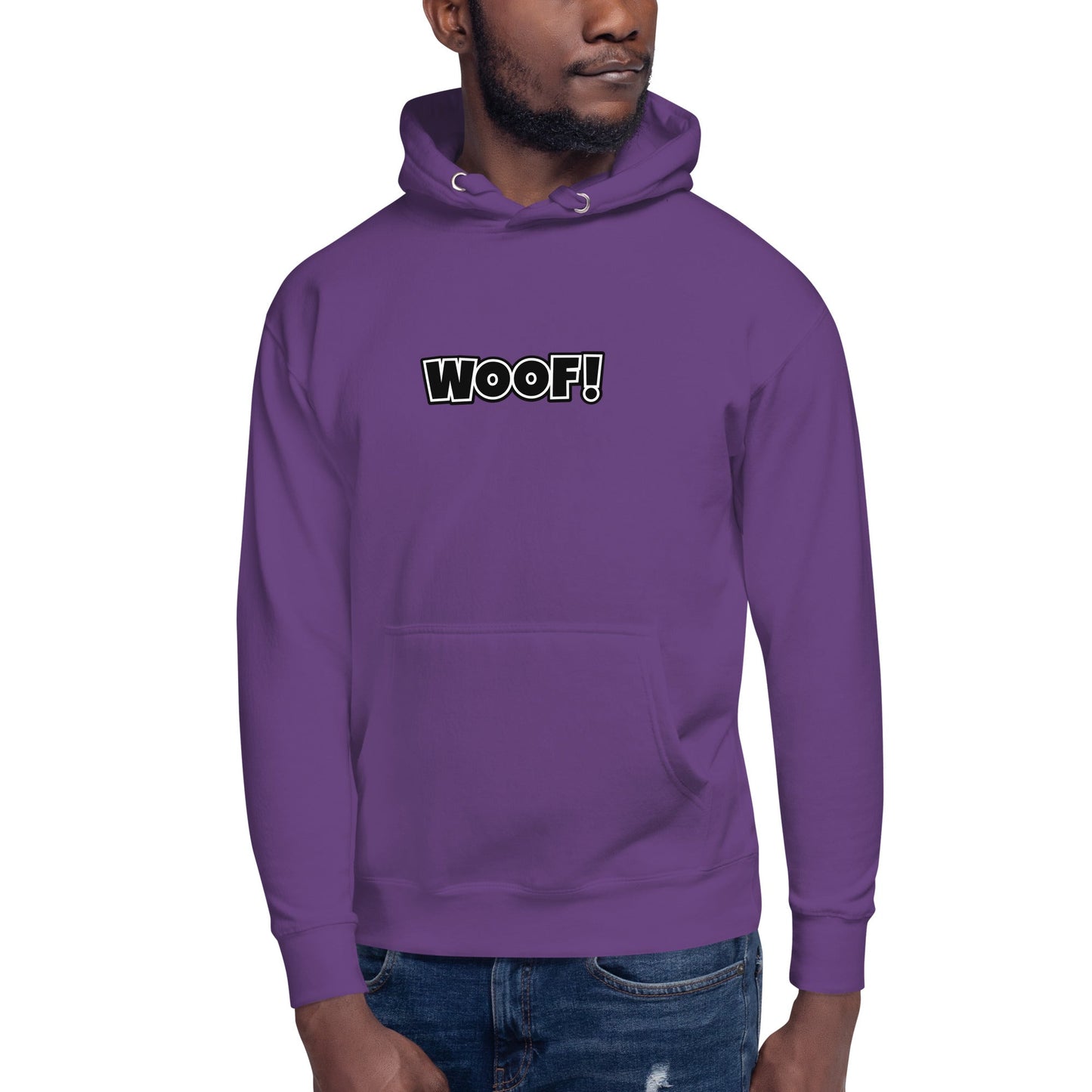 Woof Unisex Premium Hoodie - Multiple Colors - JetPup