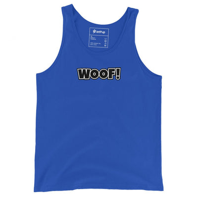 Woof Unisex Tank Top - Multiple Colors - JetPup