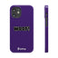 Woof Slim iPhone Cases - Purple
