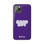 Good Boy Slim iPhone Cases - Purple