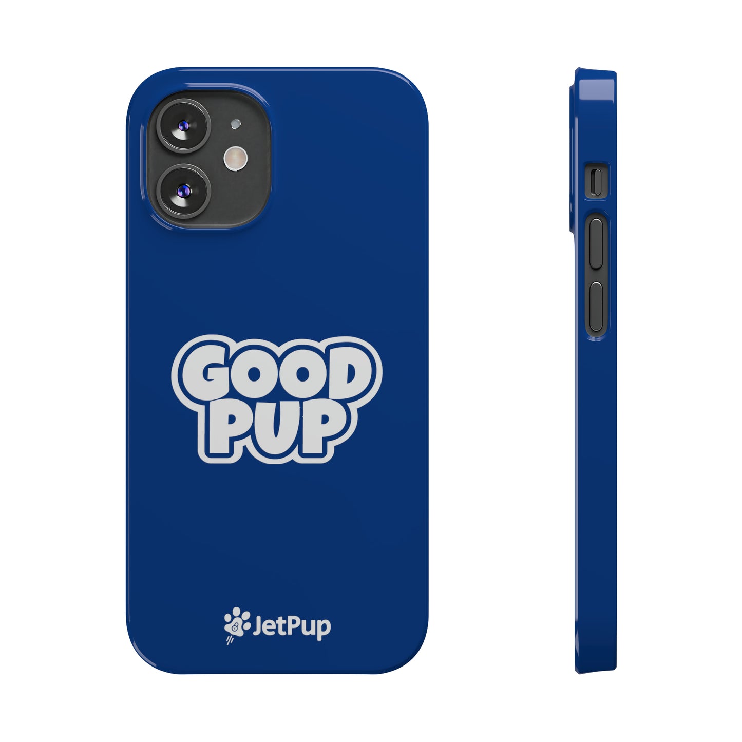 Good Pup Slim iPhone Cases - Blue