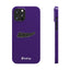 Arrooo Slim iPhone Cases - Purple