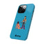 Handler & Pup Slim iPhone Cases - Turquoise