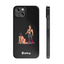 Handler & Pup Slim iPhone Cases - Black