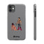 Handler & Pup Slim iPhone Cases - Grey