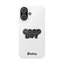 Good Boy Slim iPhone Cases - White