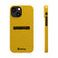 Handler Slim iPhone Cases - Yellow