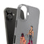 Handler & Pup Slim iPhone Cases - Grey