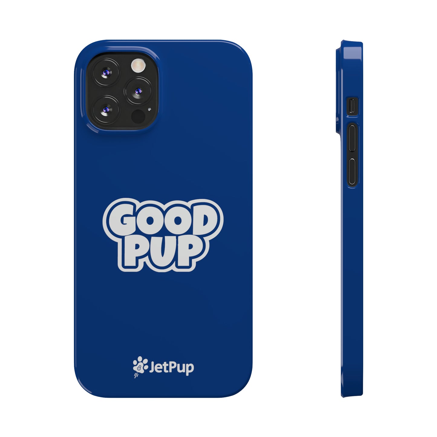 Good Pup Slim iPhone Cases - Blue