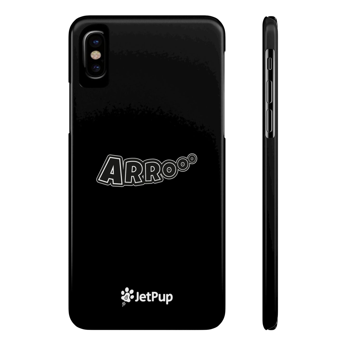 Arrooo Slim iPhone Cases - Black