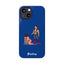 Handler & Pup Slim iPhone Cases - Blue