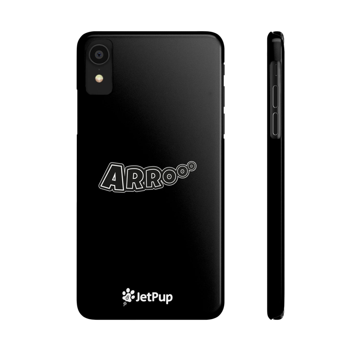 Arrooo Slim iPhone Cases - Black