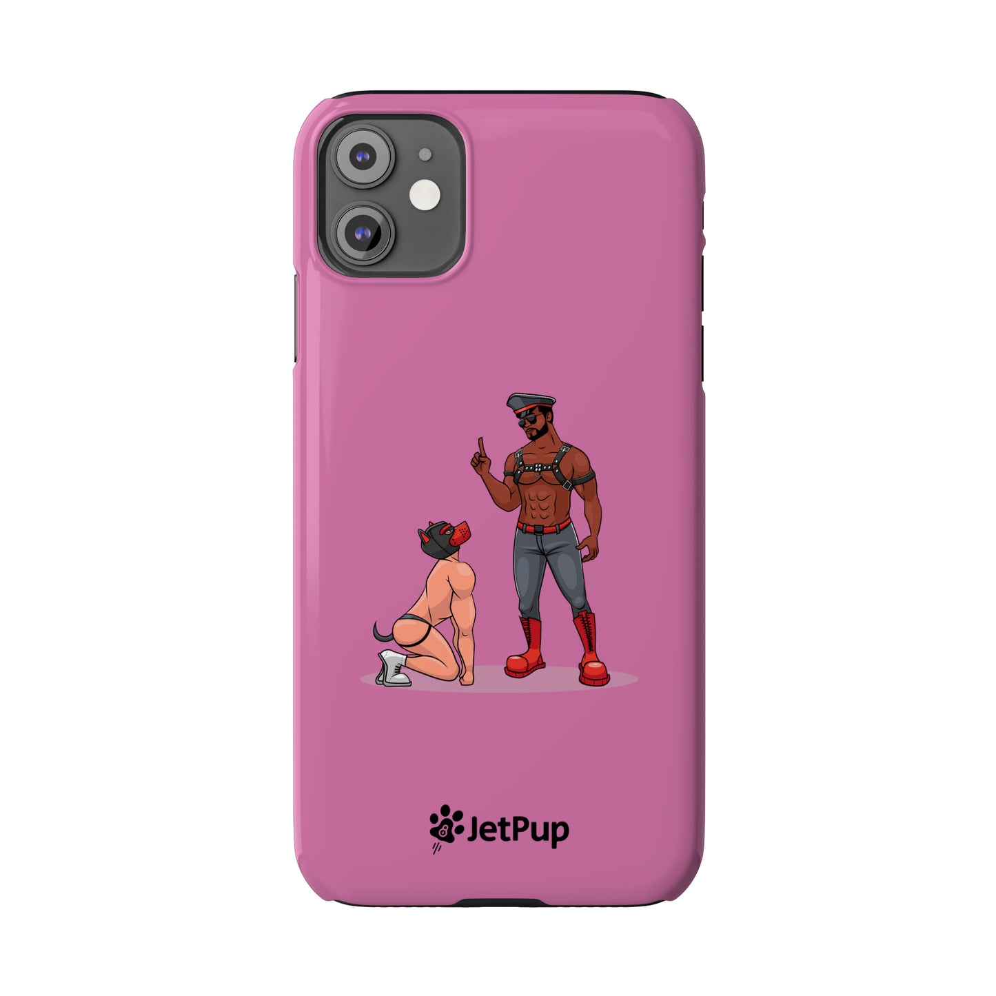 Sir & Pup Hood Slim iPhone Cases - Pink