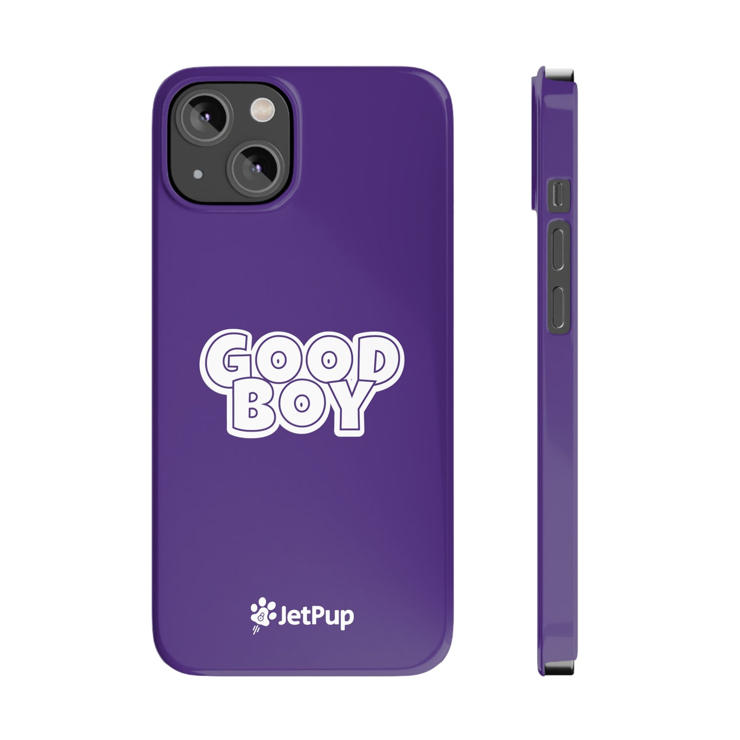 Good Boy Slim iPhone Cases - Purple