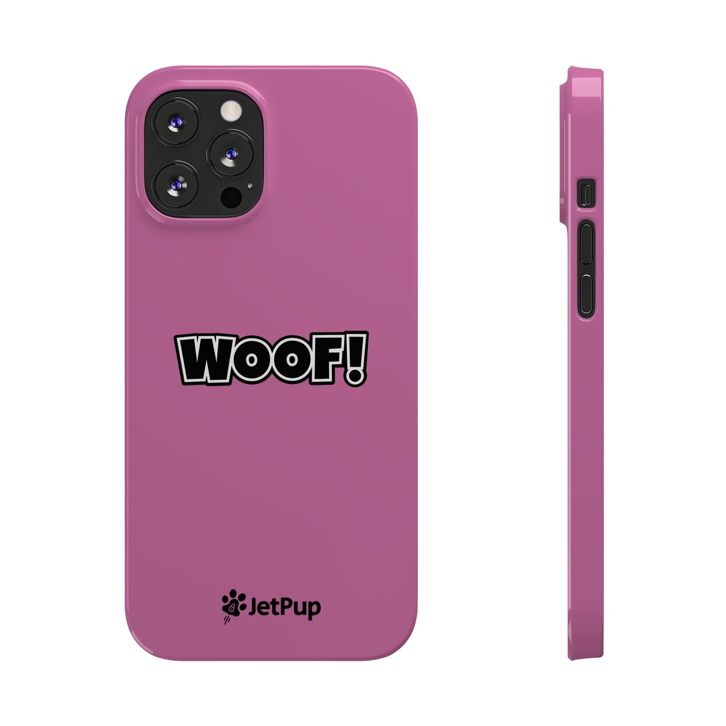 Woof Slim iPhone Cases -  Pink