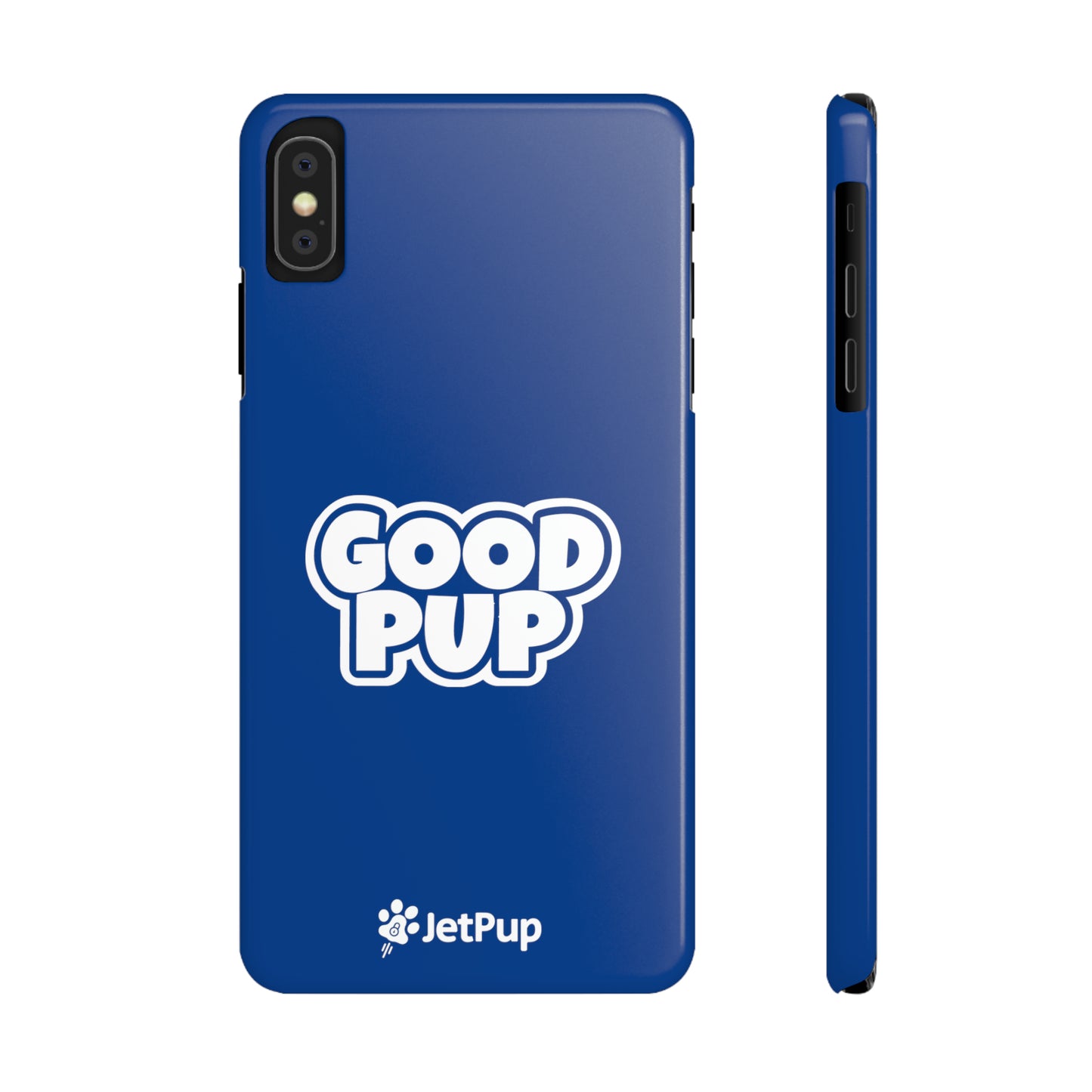 Good Pup Slim iPhone Cases - Blue