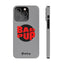 Bad Pup Slim iPhone Cases - Grey