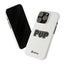 Pup Slim iPhone Cases - White