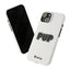 Pup Slim iPhone Cases - White