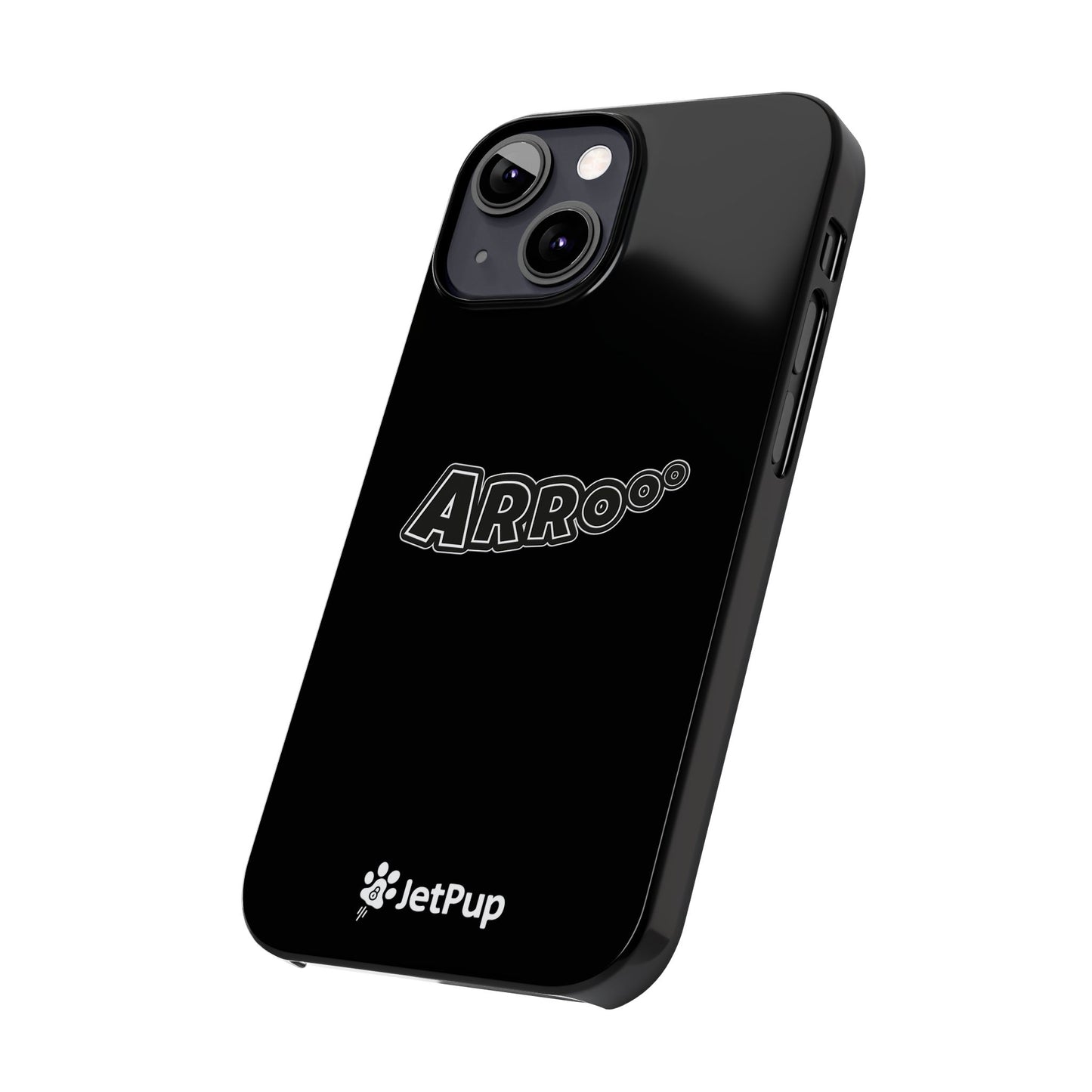 Arrooo Slim iPhone Cases - Black