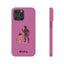 Sir & Pup Hood Slim iPhone Cases - Pink