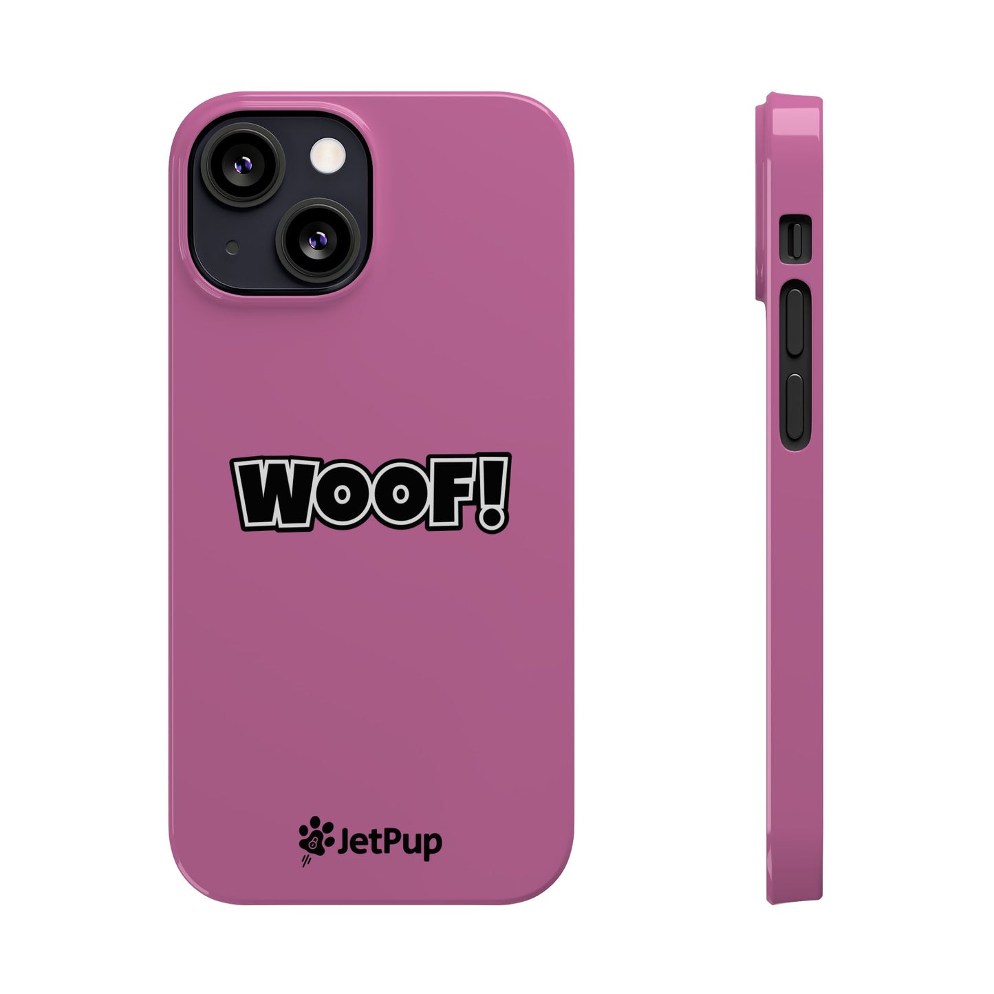 Woof Slim iPhone Cases -  Pink