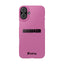 Handler Slim iPhone Cases - Pink