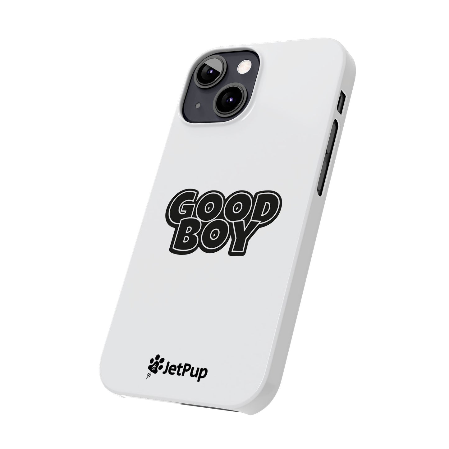 Good Boy Slim iPhone Cases - White