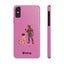 Sir & Pup Hood Slim iPhone Cases - Pink