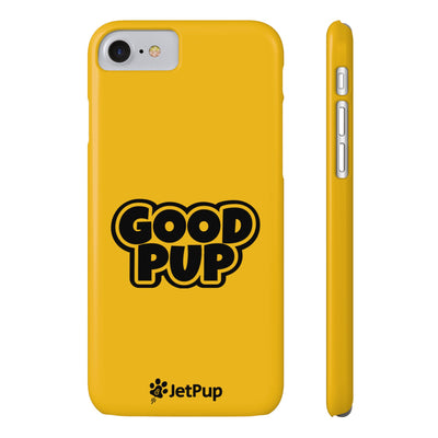 Good Pup Slim iPhone Cases - Yellow